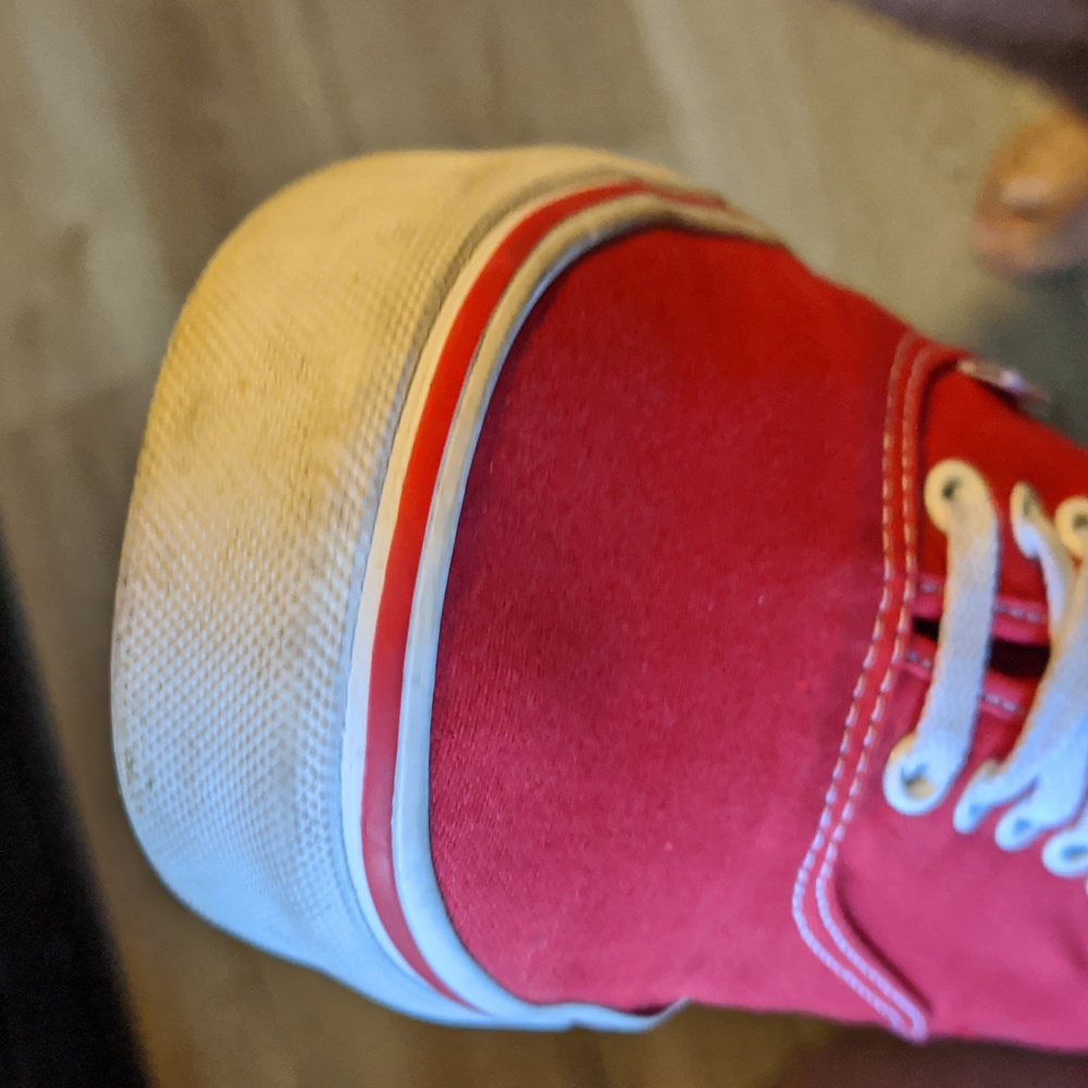 Red Vans - Picture 3 of 6